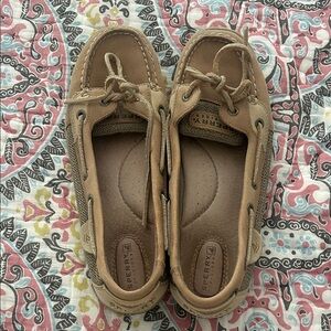 Sperry Light Brown Leather Loafers